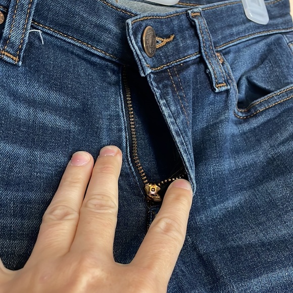 J. Crew Toothpick Skinny Slim Fit Blue Jeans Size 27 - Picture 5 of 12